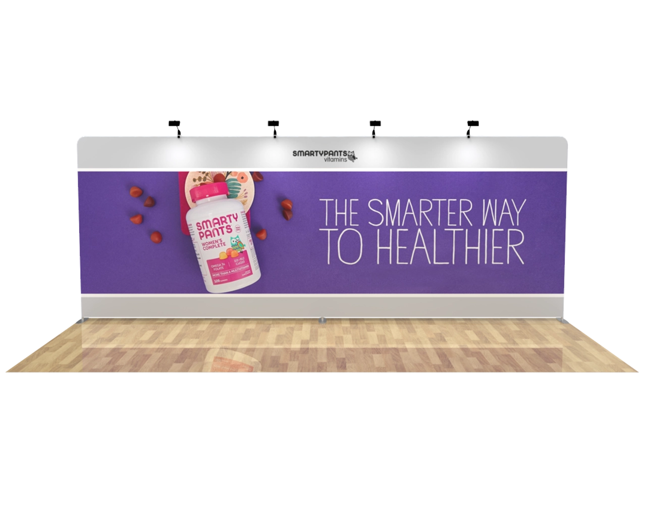 20ft Straight Tension Fabric Display 