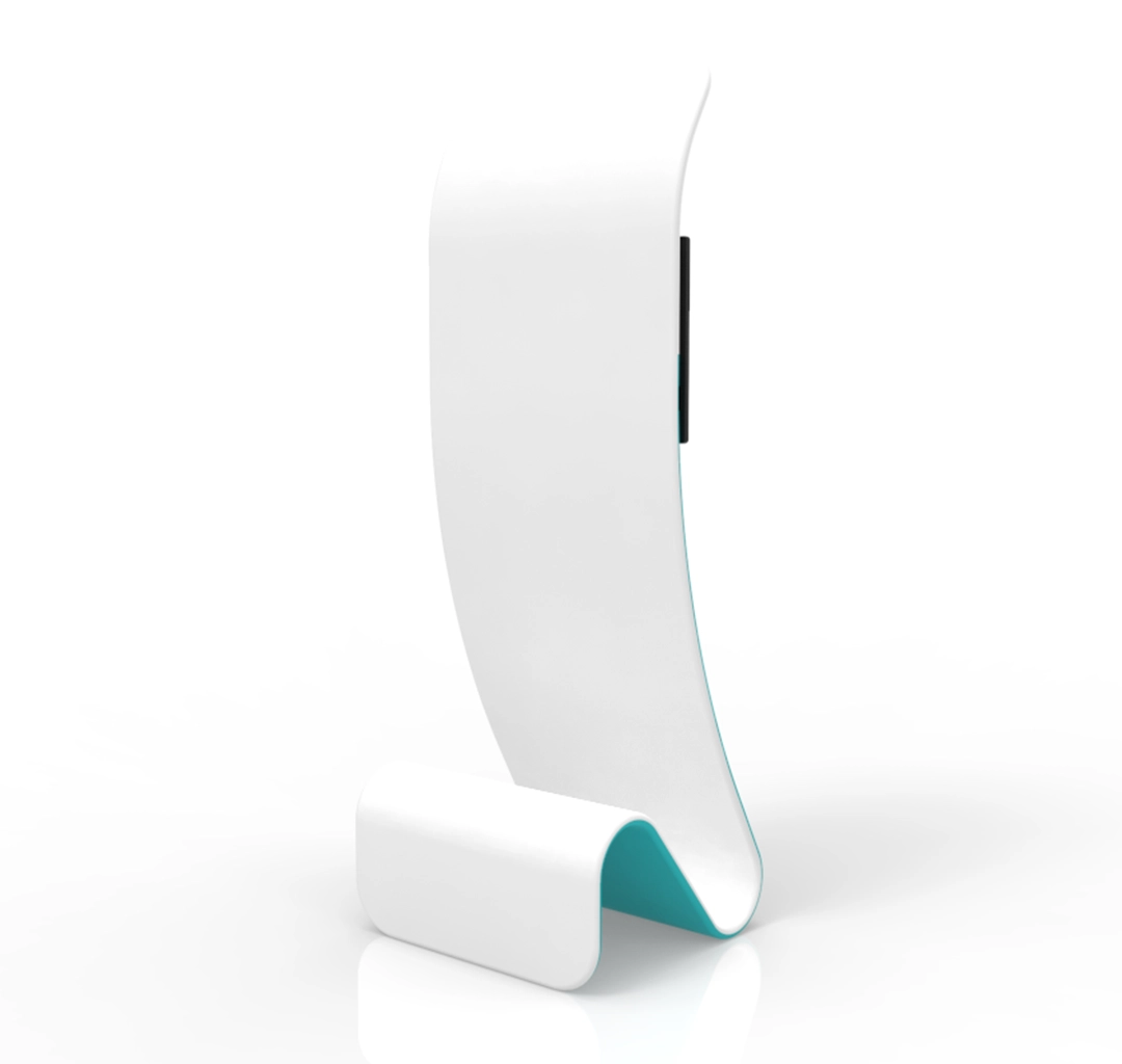 Snakelike Tension Fabric TV Media Monitor Display Banner Stand