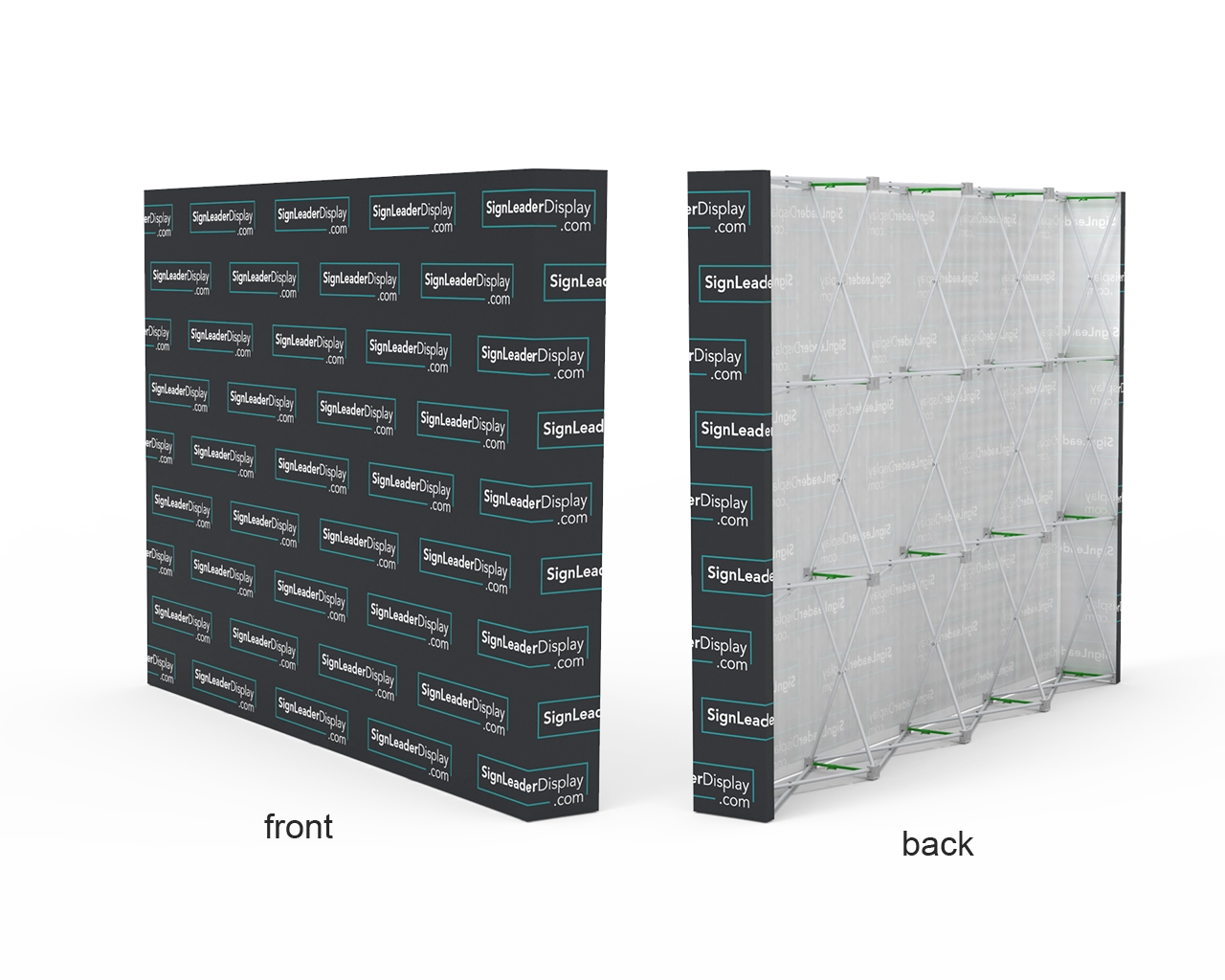 Step and Repeat Video Backdrop Pop Up Display with Custom Graphic Printed