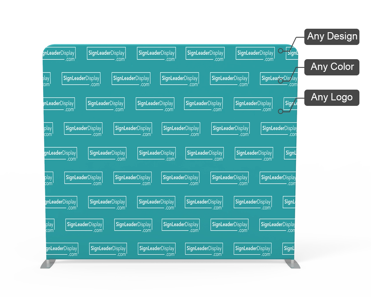 Custom Step and Repeat Video Backdrop Tension Fabric Display