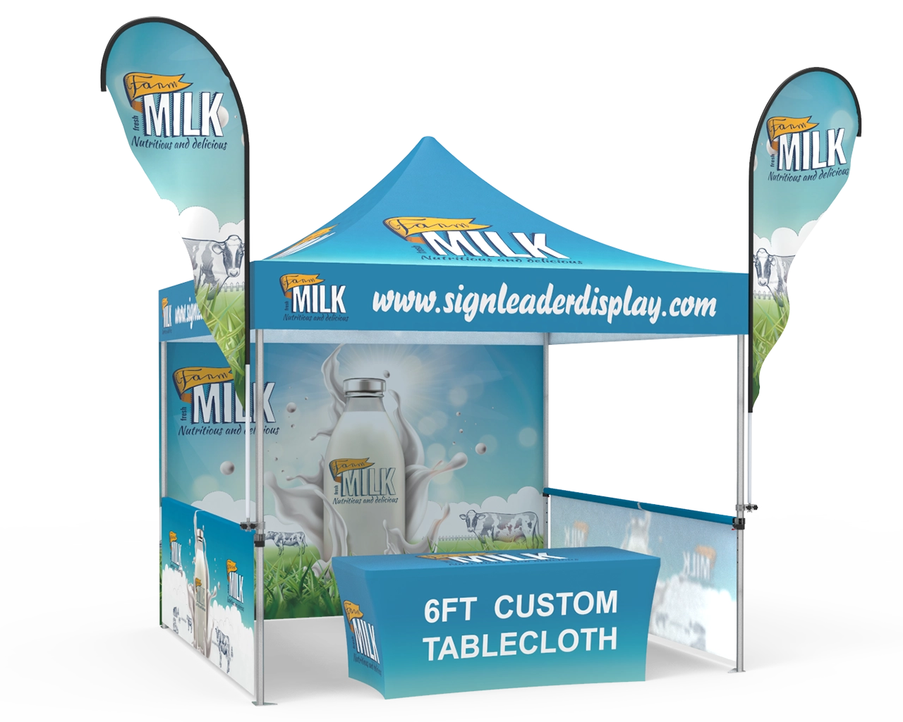 Custom 10x10 Pop Up Canopy Tent Combos 12 for Events
