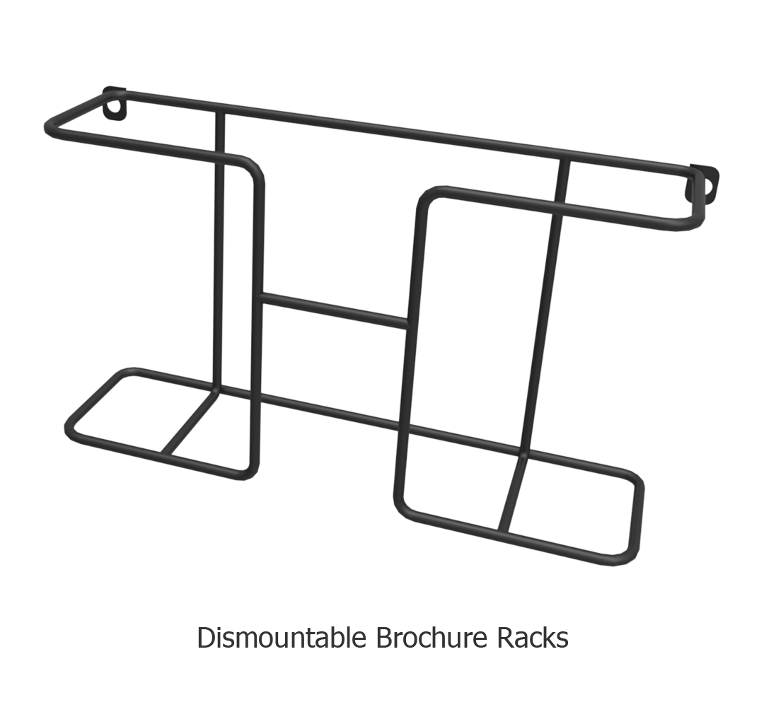 Portable iPad Literature & Brochure Banner Stand