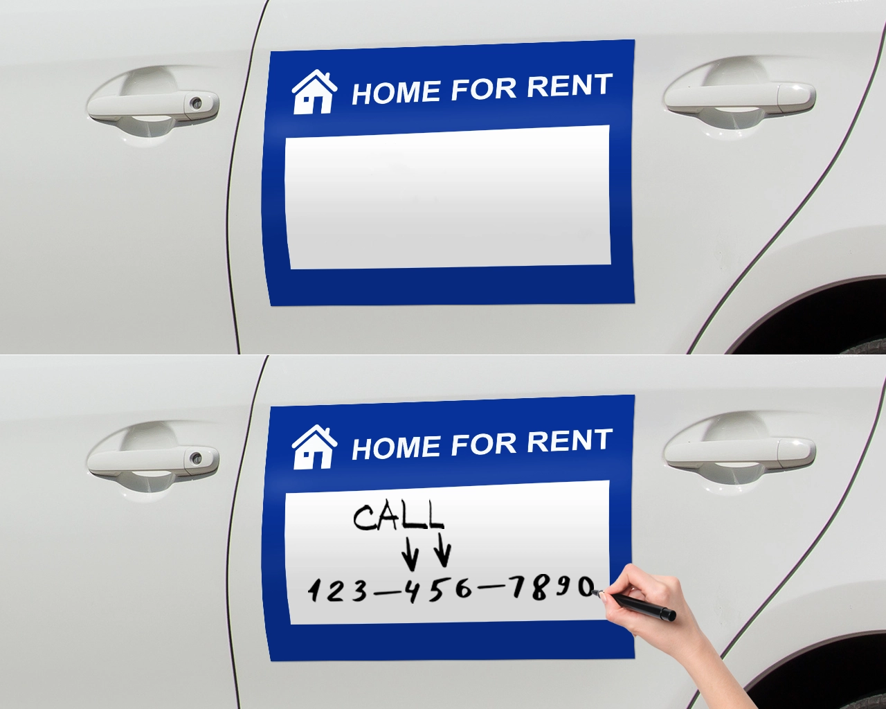 Dry Erase Car Magnets