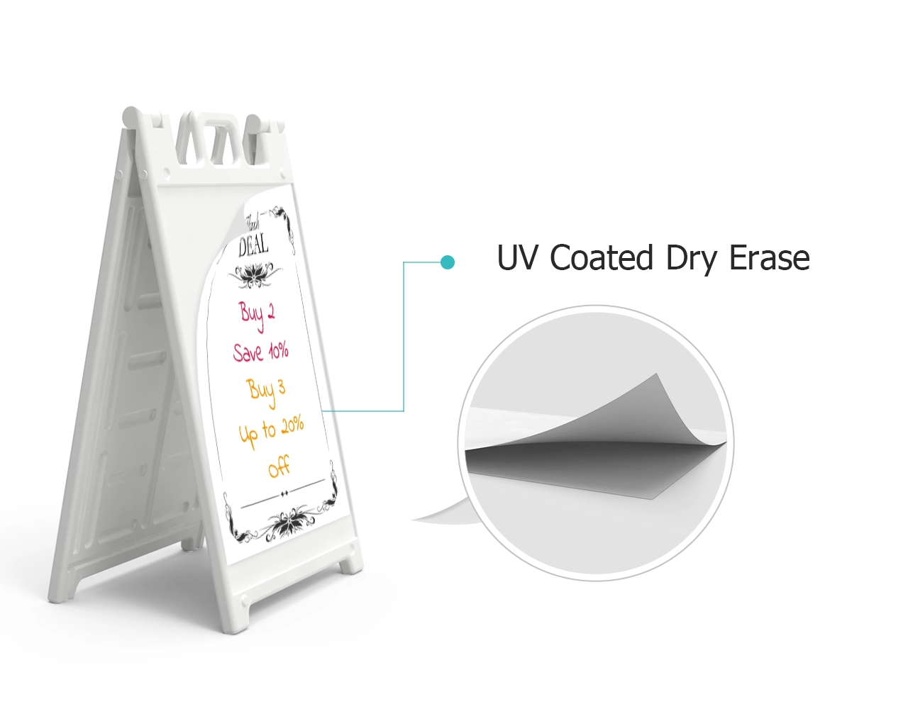 Dry Erase Signicade A-Frame