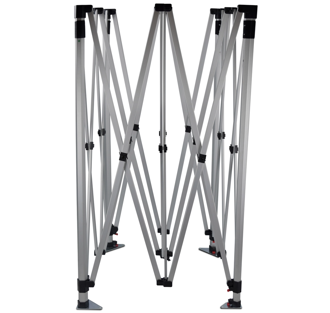 Custom Pop Up Canopy Tent 10x10 with Single-Sided Full Backwall