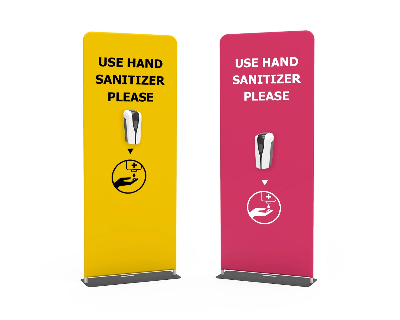 Adjustable Public Automatic Infrared Induction Hand Sanitizer Dispenser Banner Holder Kit