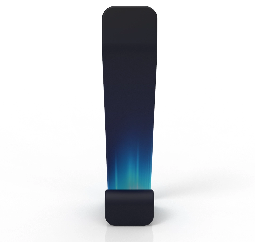 Portable Snakelike Brochure & Literature Banner Stand