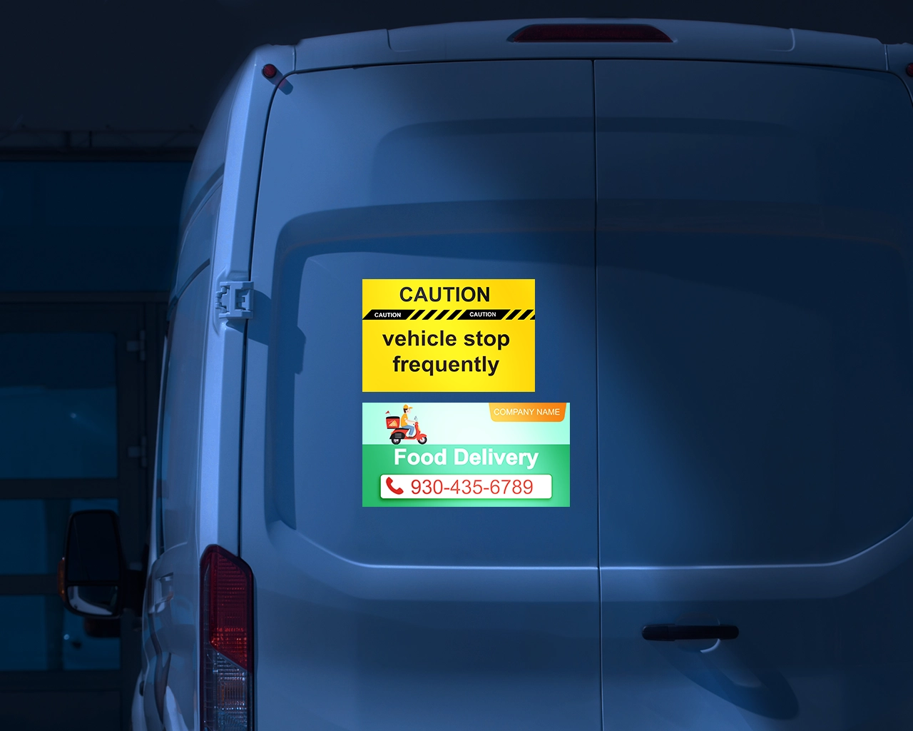 Reflective Car Magnets