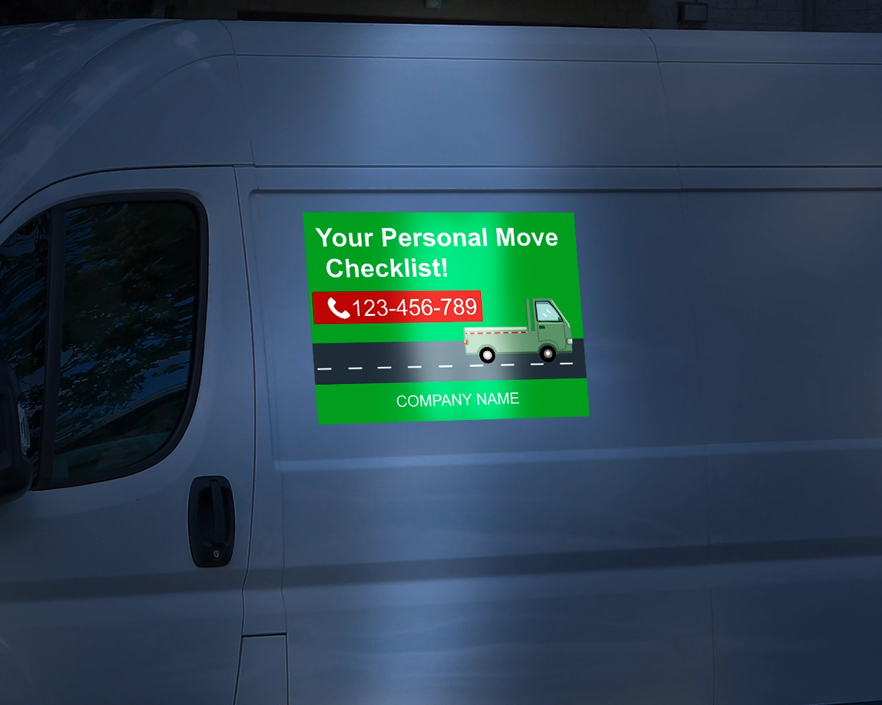 Reflective Car Magnets