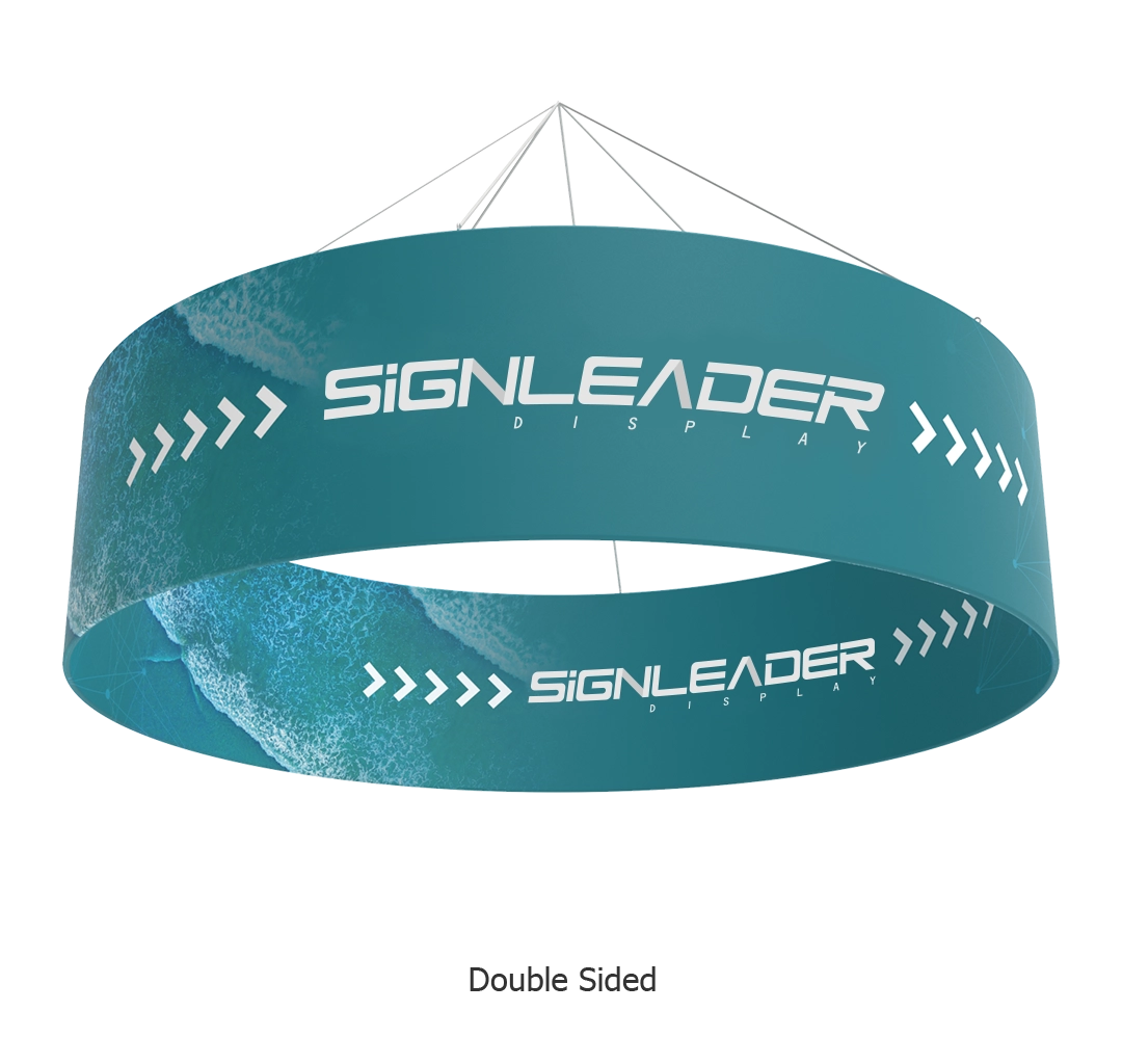 15ft Circular Hanging Banner/Sign for Trade Shows/Exhibitions