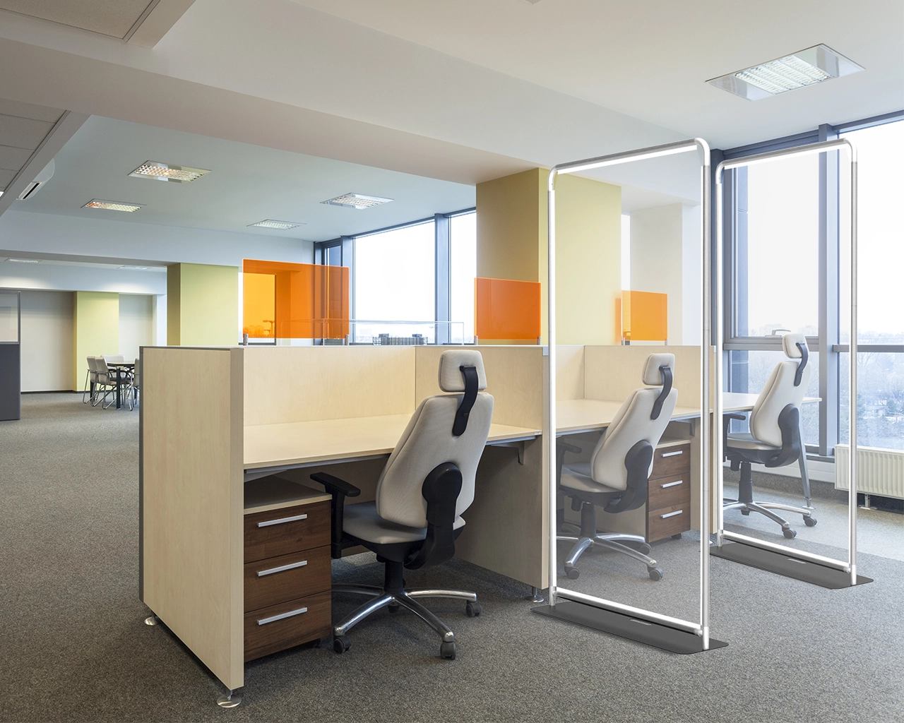 Sneeze Guards PVC Clear Screen Isolation Protective Barrier Shields