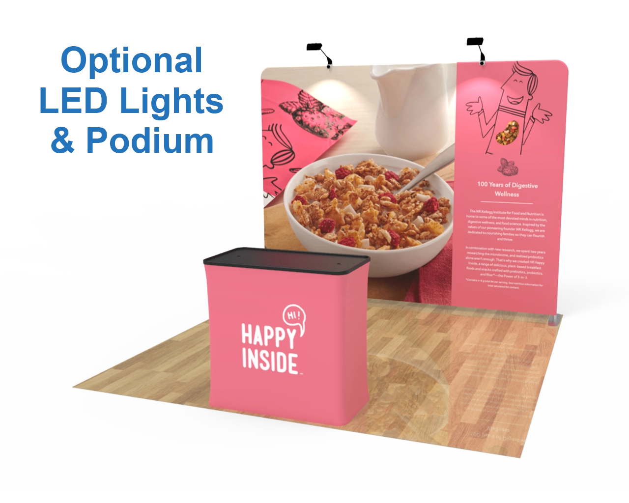 10ft Straight Tension Fabric Display