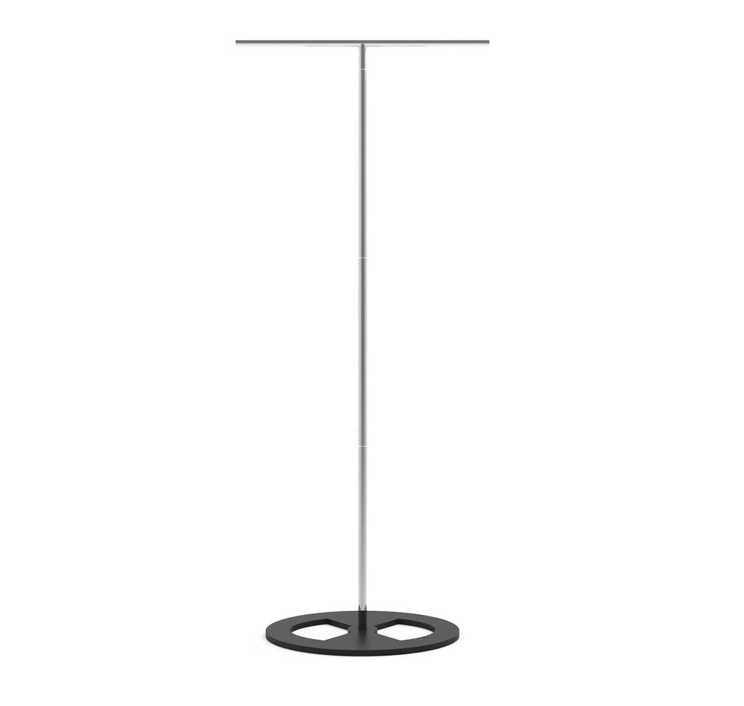 Straight Top Tension Fabric Banner Stand With Double-Sided Graphics