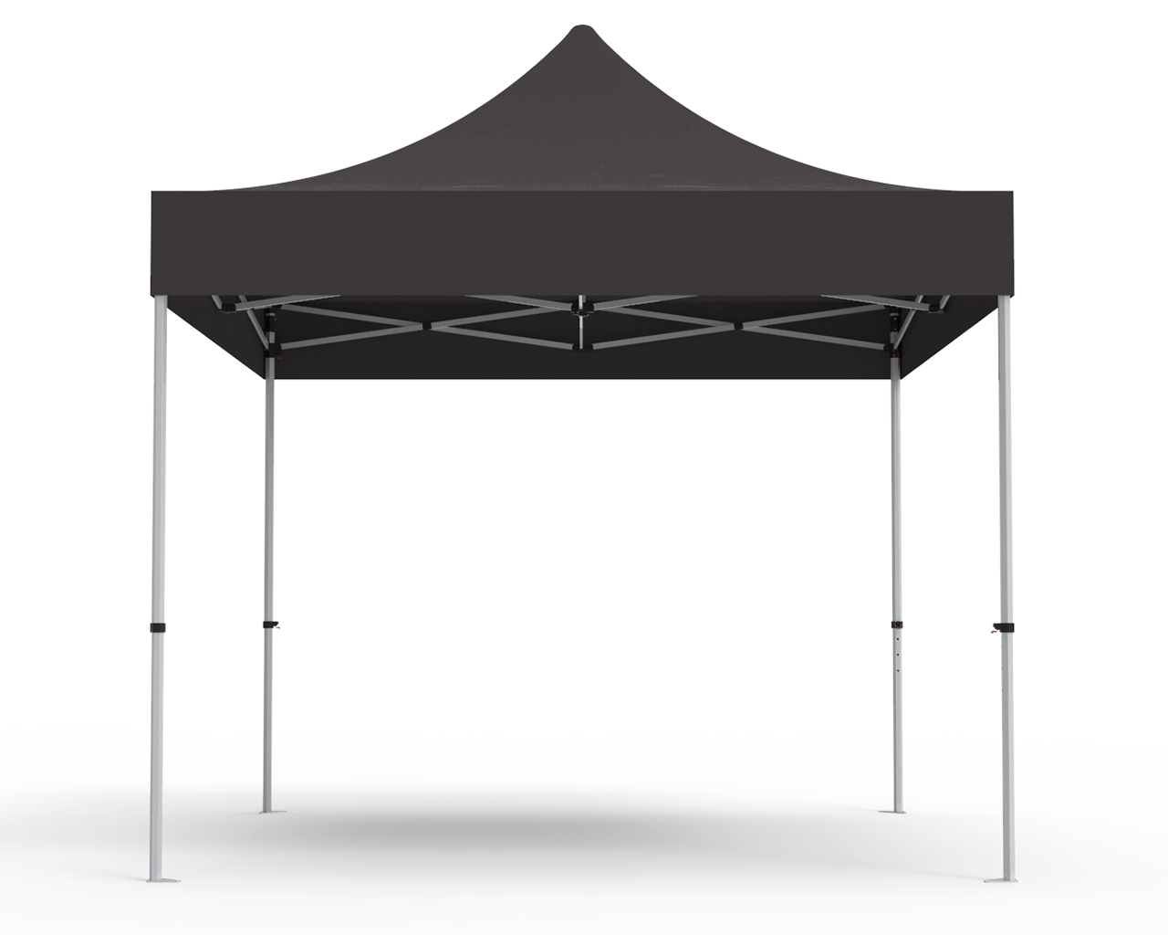 Unprinted Black 10 x 10 Pop Up Canopy Tent 