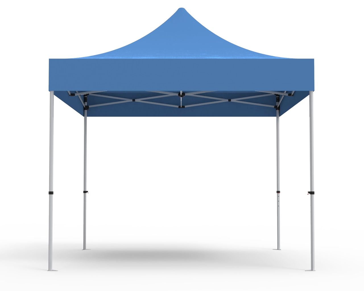 Unprinted Blue 10 x 10 Pop Up Canopy Tent 