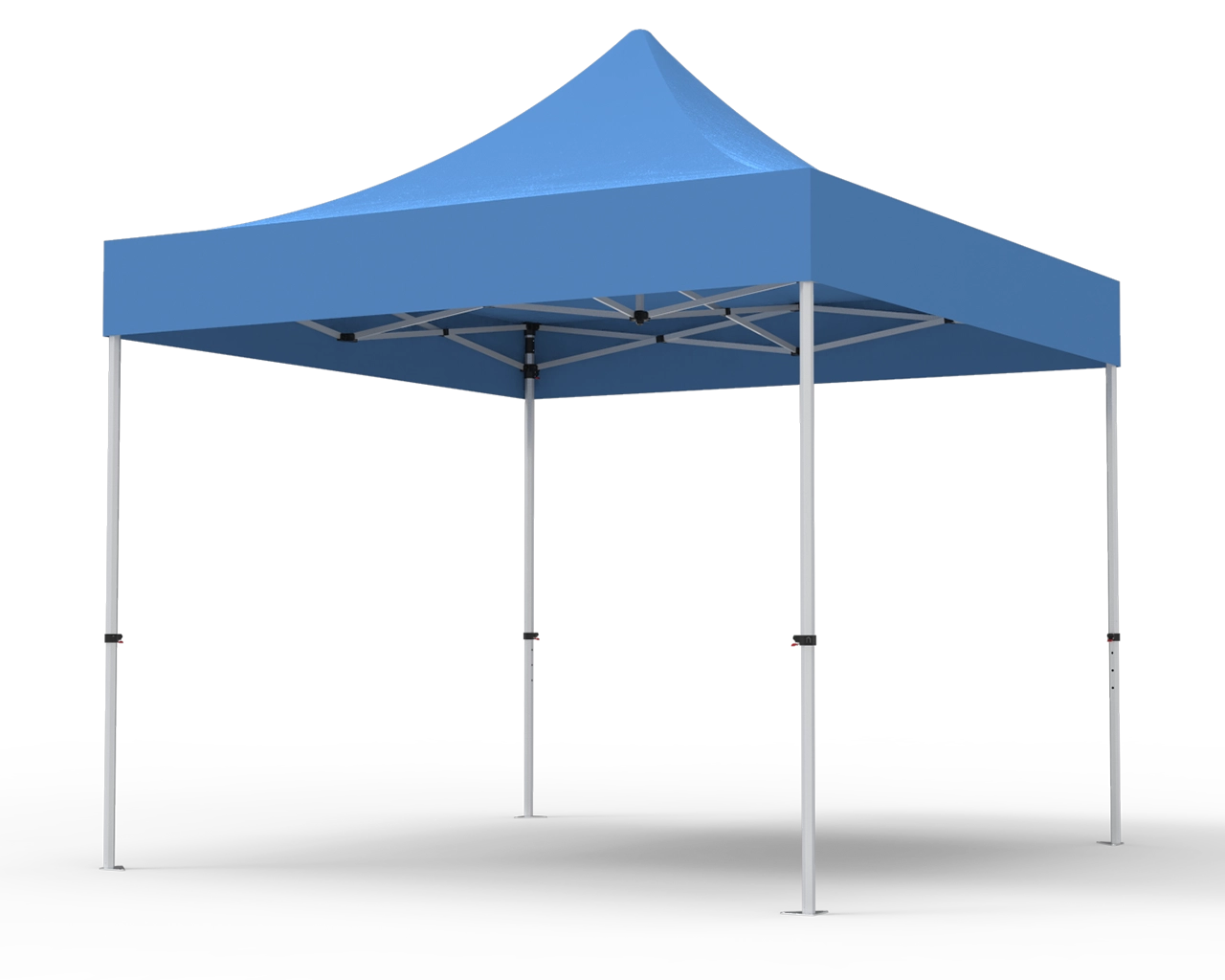 Unprinted Blue 10 x 10 Pop Up Canopy Tent 
