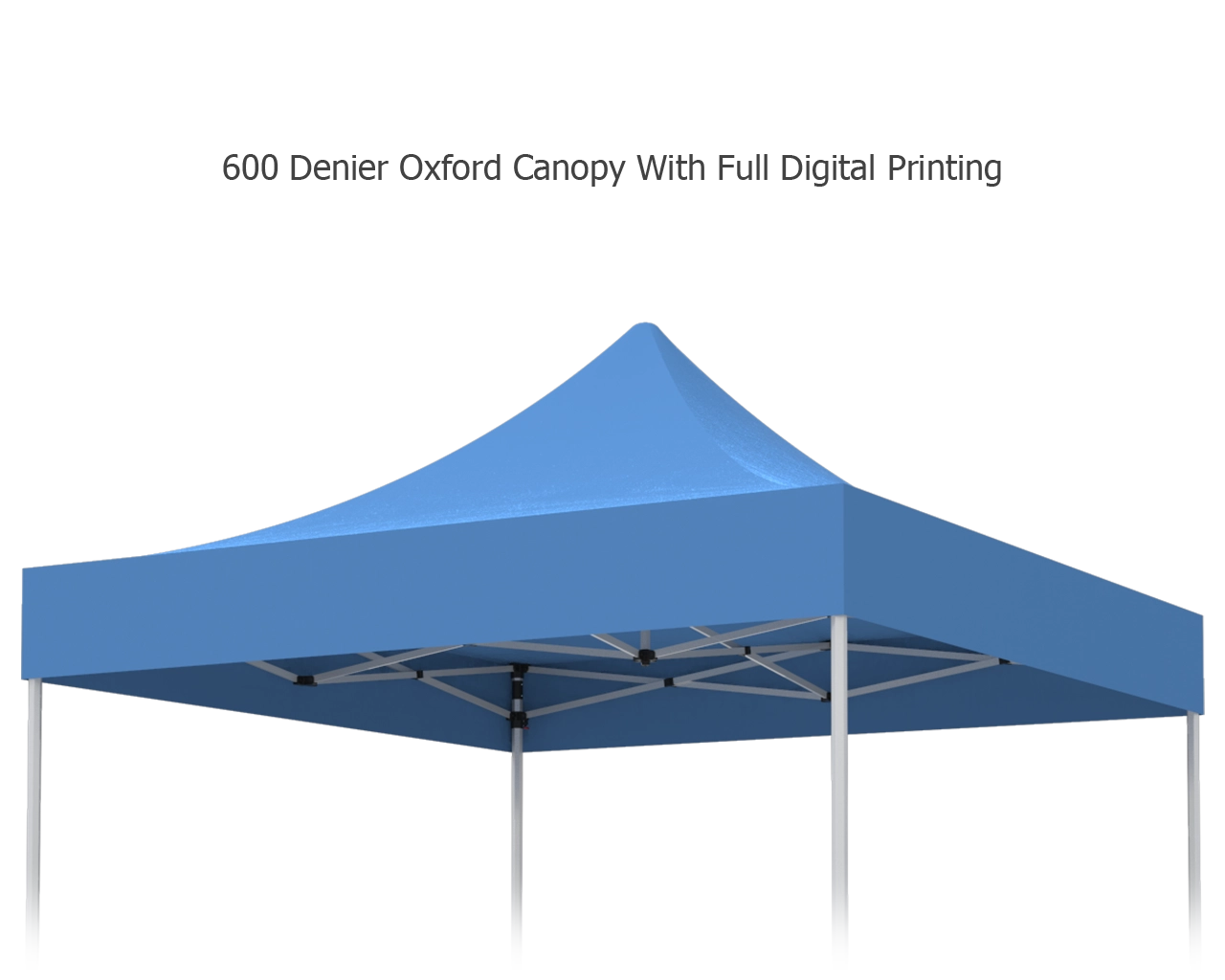 Unprinted Blue 10 x 10 Pop Up Canopy Tent 