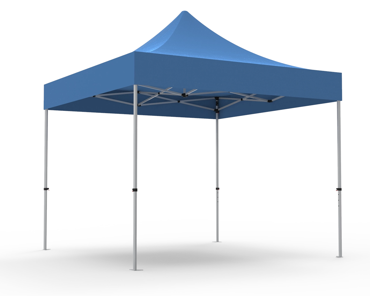 Unprinted Blue 10 x 10 Pop Up Canopy Tent 
