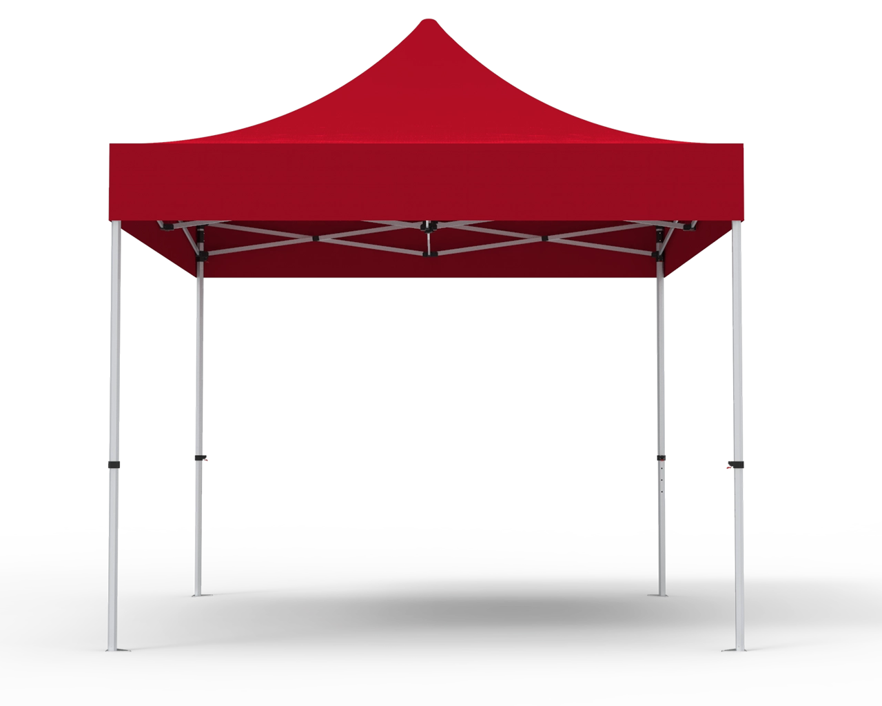 Unprinted Red 10 x 10 Pop Up Canopy Tent 