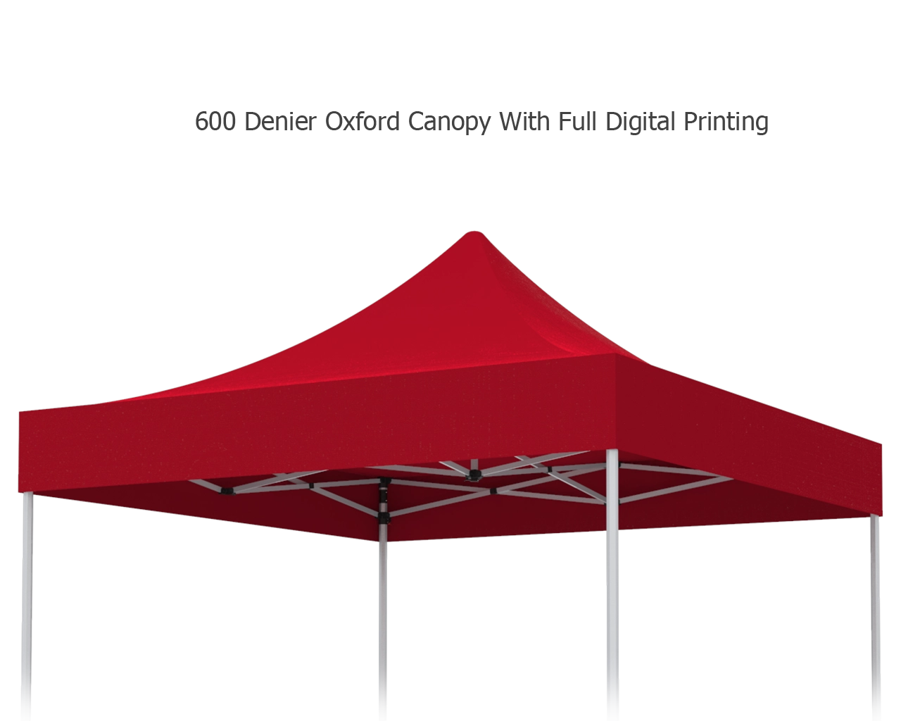 Unprinted Red 10 x 10 Pop Up Canopy Tent 