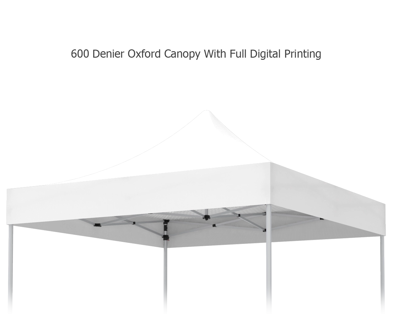 Unprinted White 10 x 10 Pop Up Canopy Tent 
