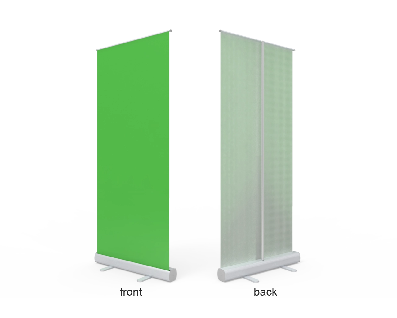 Retractable & Portable Green Screen Video Backdrop Banner Stand for Online Meeting