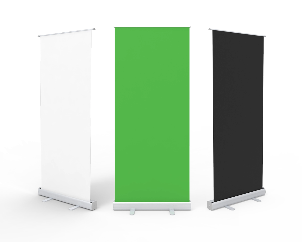 Retractable & Portable Green Screen Video Backdrop Banner Stand for Online Meeting