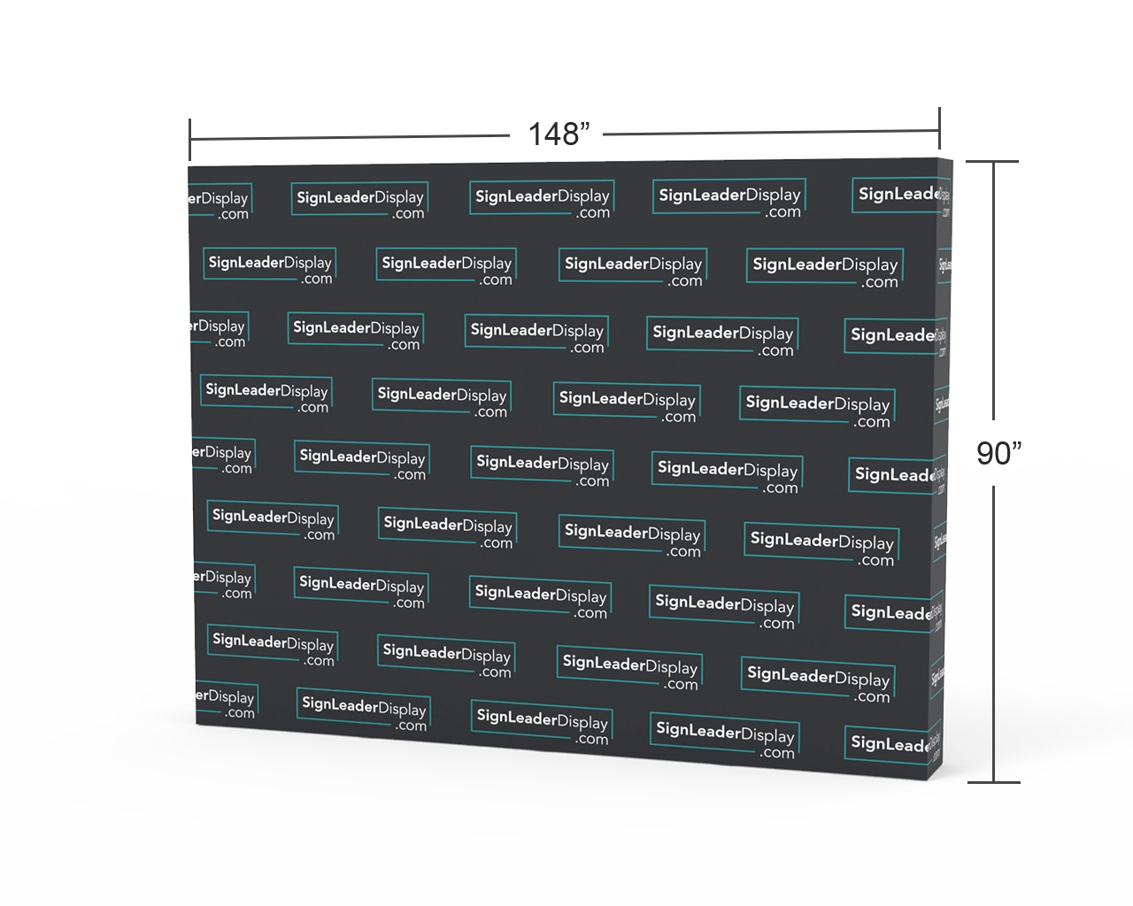 Step and Repeat Video Backdrop Pop Up Display with Custom Graphic Printed